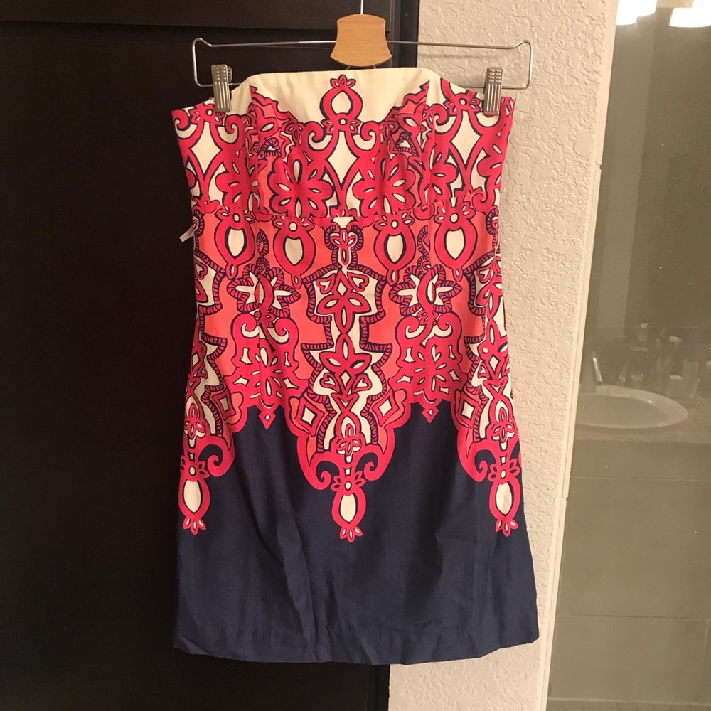 Lilly Pulitzer strapless dress